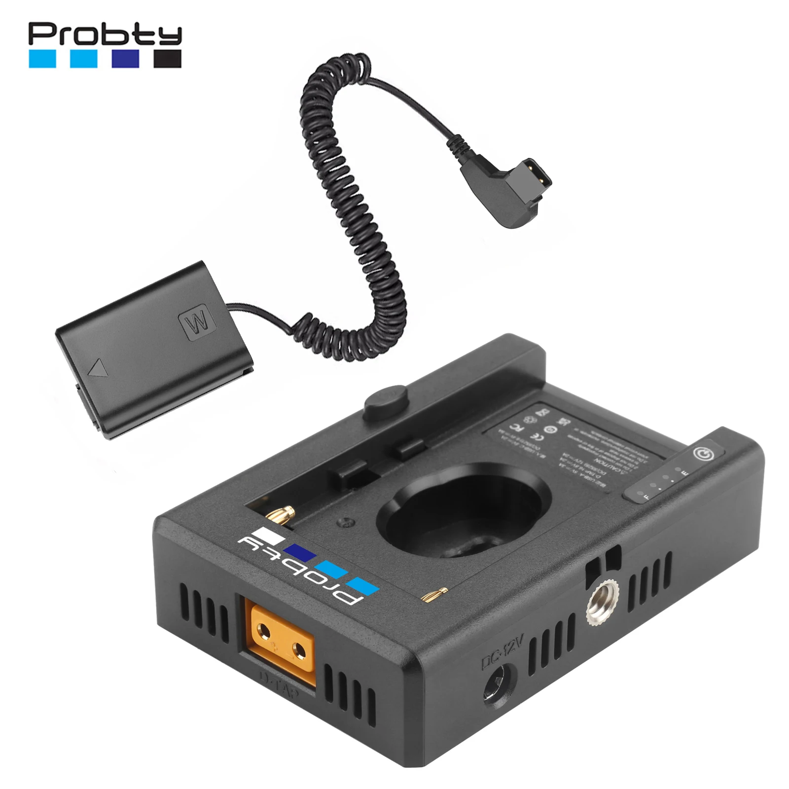 Placa de montaje del adaptador de batería NP-F, Kit de AC-PW20 + batería simulada de NP-FW50 ZV-E10 para Sony Alpha A6000 A5100 A6100 A6300 A6500 A7 A7II