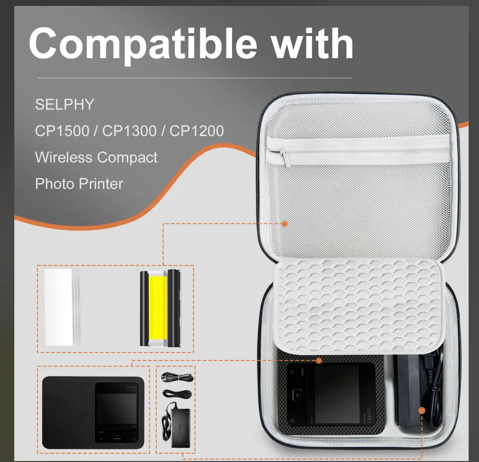 Juego de cartuchos de papel fotográfico compatibles con Canon Selphy CP1300 CP1500 CP1200 CP1000 impresora fotográfica KP-108IN KP-36IN tinta Selphy - imagen 2