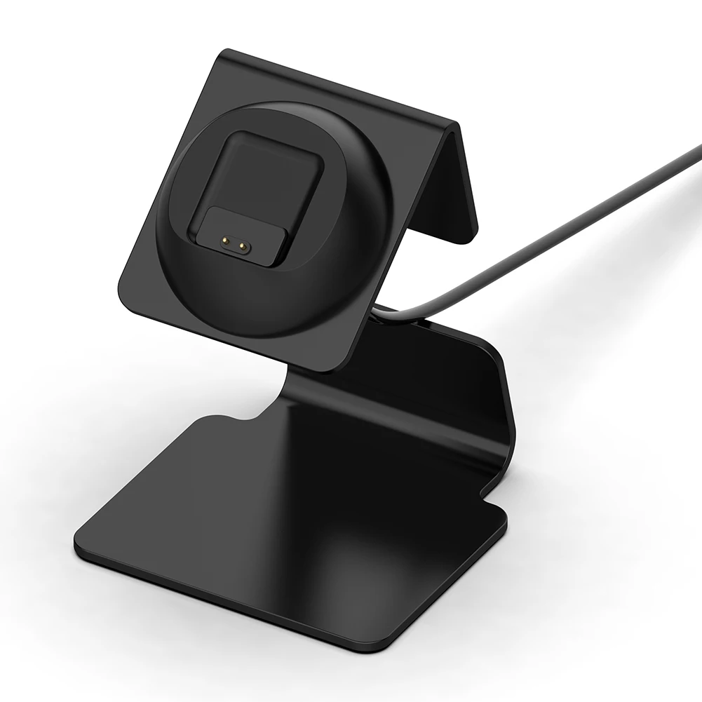 Charger Charging Stand for Xiaomi Mi Band 8 Aluminium Charger Desk Holder Silicone Card Coil Non-Slip Mat Charging Stand Dock