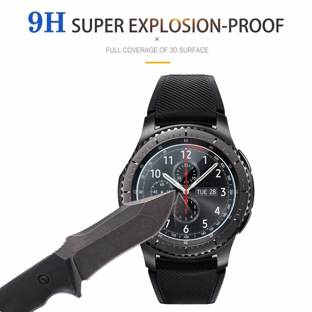 Vidrio templado para Samsung Gear S3, Protector de pantalla clásico para Samsung Gear S3 Frontier, película para reloj inteligente - imagen 5