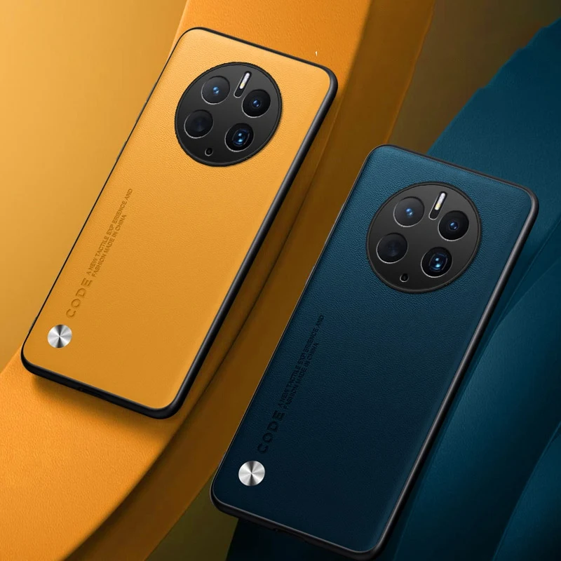 Funda de cuero PU de lujo para Huawei Mate 50 Pro, cubierta Mate, protección de silicona, funda de teléfono para Huawei Mate 50 RS Mate50 Pro Coque - imagen 5