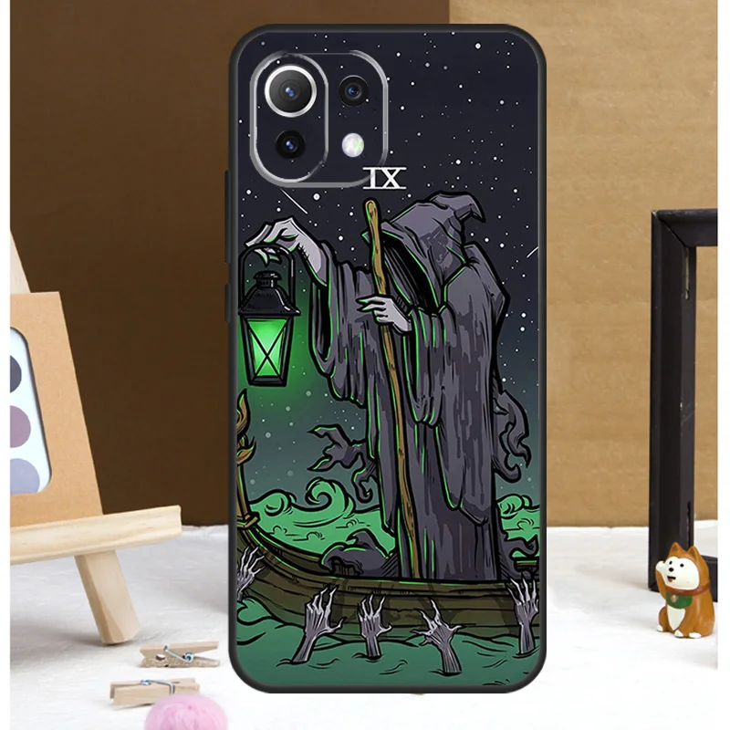 Funda de The Hermit Tarot Card Grim Reaper para POCO X6 Pro M6 X5 X3 Pro M5s F3 F5 Xiaomi 14 13 Ultra 12 Lite 11T 12T 13T Pro - imagen 3