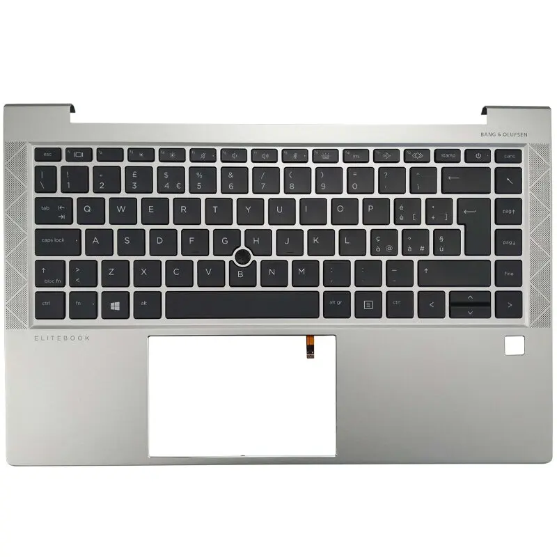 Retroiluminación de teclado italiano/francés AZERTY belga/alemán para HP EliteBook 840 G8 745 845 G7 6070B1707702 con cubierta superior de reposamanos - imagen 2