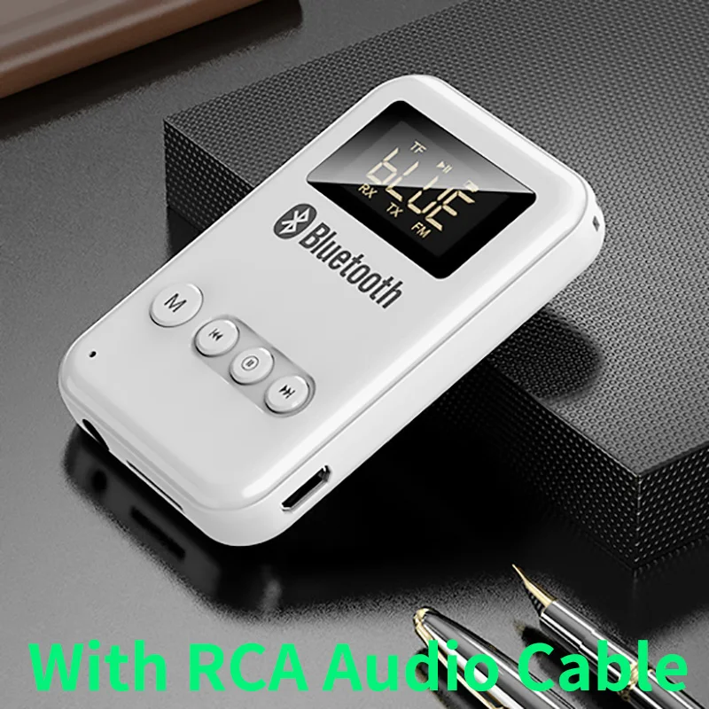 White With RCA Cable