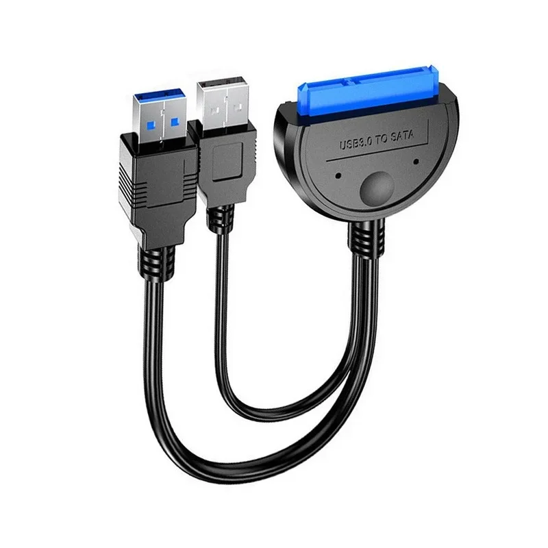 Cable USB SATA 3, adaptador Sata a USB 3,0 de hasta 6 Gbps, compatible con disco duro HDD SSD externo de 2,5 pulgadas, 22 pines Sata III A25 2,0