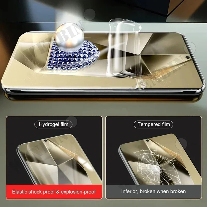 5 uds película de hidrogel para Samsung Galaxy S25 S24 S23 S22 S21 Ultra Plus S24 FE A56 A55 A36 A35 A26 A25 A15 A16 5G Protector de pantalla - imagen 5