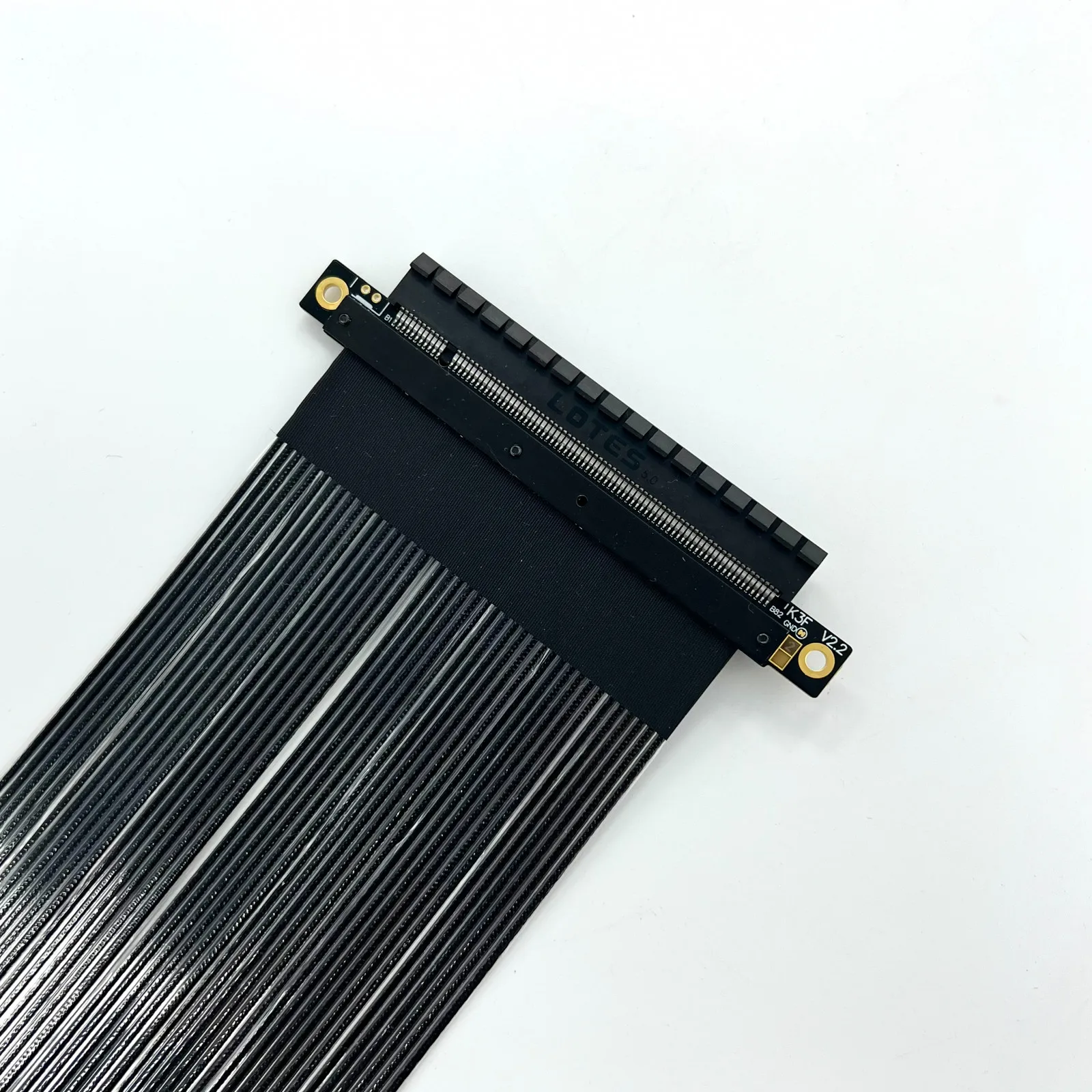 Cable de extensión PCIe 5,0 x16 a x16, chasis ATX PCI-E 5,0 x16 Riser, velocidad completa, 512Gbps, Gen5, tarjeta de vídeo gráfica sin pérdidas - imagen 5