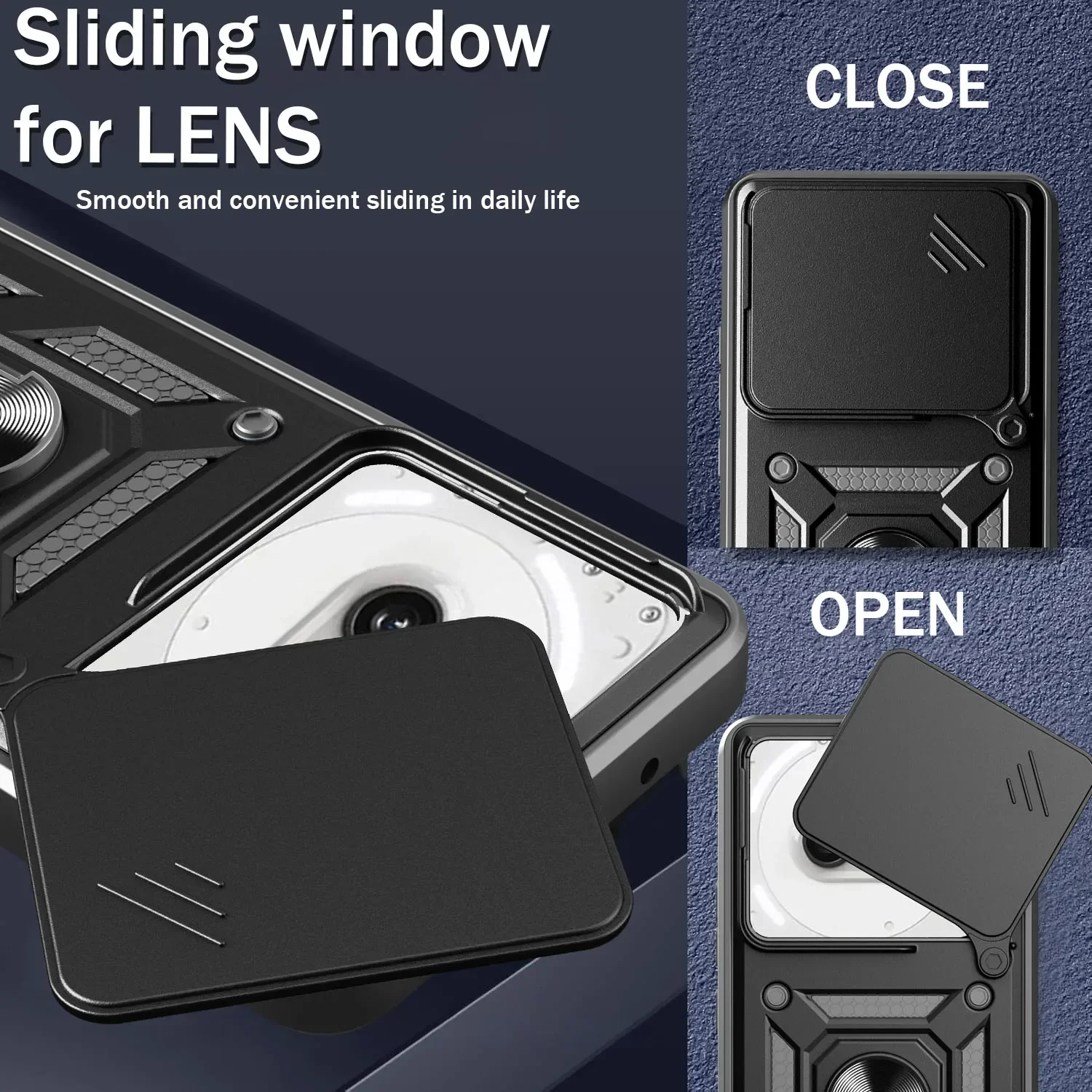 Funda para Xiaomi 17 Pro / 17Pro Max Funda deslizante soporte de protección para cámara Funda trasera a prueba de golpes para Xiaomi 17 Capa Funda - imagen 5