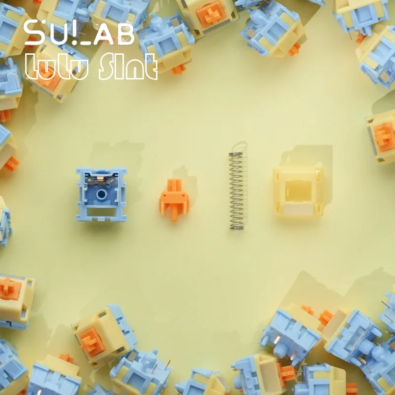 Interruptor lineal, interruptor silencioso, disparadores, 32g, 37g, 45g, intercambiable en caliente, teclado mecánico personalizado para juegos, accesorios, interruptores, regalo DIY - imagen 2