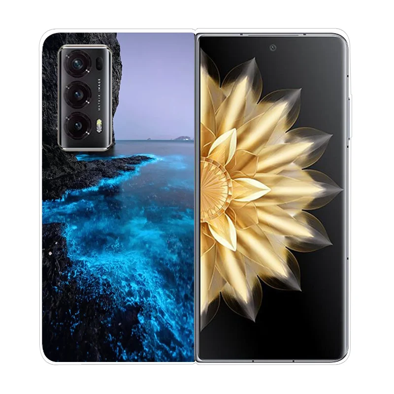 Funda dura de PC para Honor Magic V2 5G, fundas de teléfono plegables a prueba de golpes para Honor Magic VS2 V2 V 2, Funda trasera transparente - imagen 2