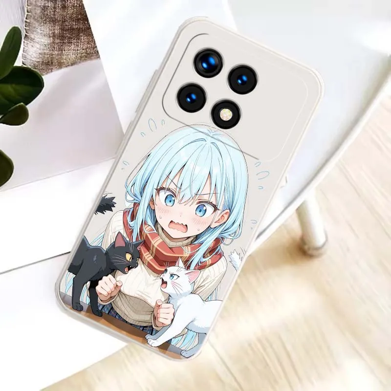 Funda de Anime FanArt Girl para Xiaomi Poco F7 F6 F5 F4 F3 F2 F1 M3 C75 C71 C65 C61 C55 C51 C50 C40 Ultra Pro - imagen 5