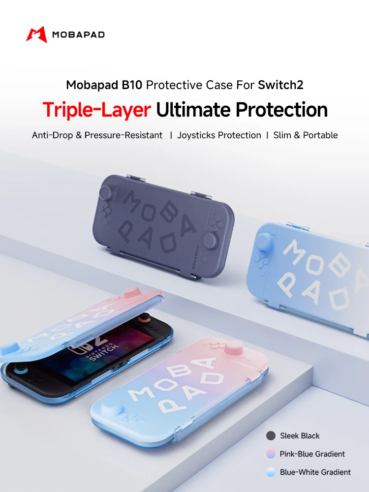 MOBAPAD B10 Funda protectora para Nintendo Switch 2 Bolsa de viaje portátil Funda anticaída Estuche de transporte delgado y portátil para NS2 - imagen 3