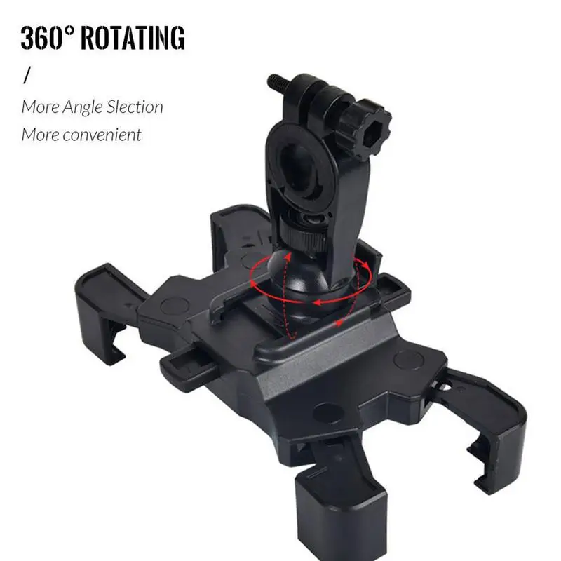 Soporte de teléfono para bicicleta y motocicleta, accesorio para manillar, rotación de 360 grados - imagen 5
