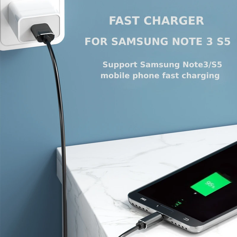 Cable externo para disco duro Micro B USB 3,0, Cable de datos de carga rápida 3A para Samsung Note 3 S5 con transmisión de alta velocidad de 5Gbps - imagen 4