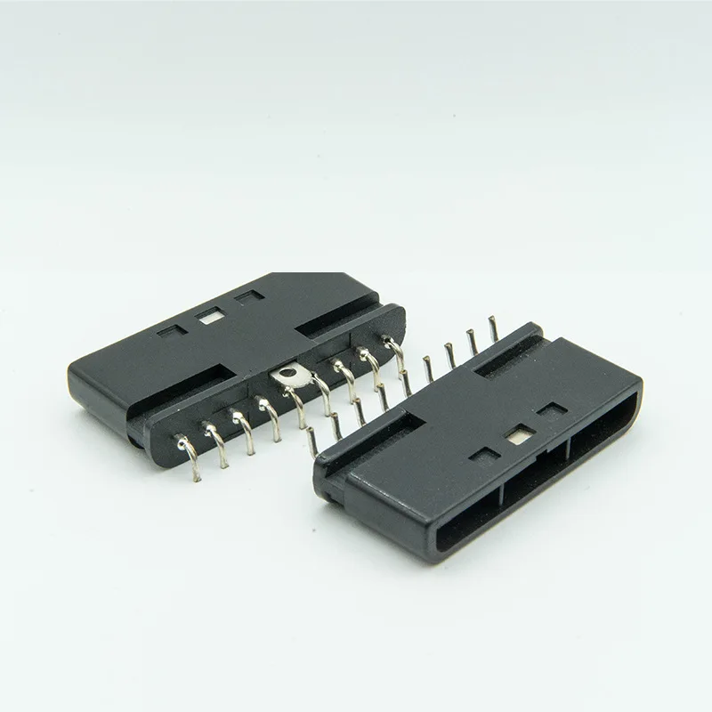 Conector macho de 9 pines Ranura de enchufe de juego de 90 grados para PS2 para accesorios playstation 2 - imagen 3
