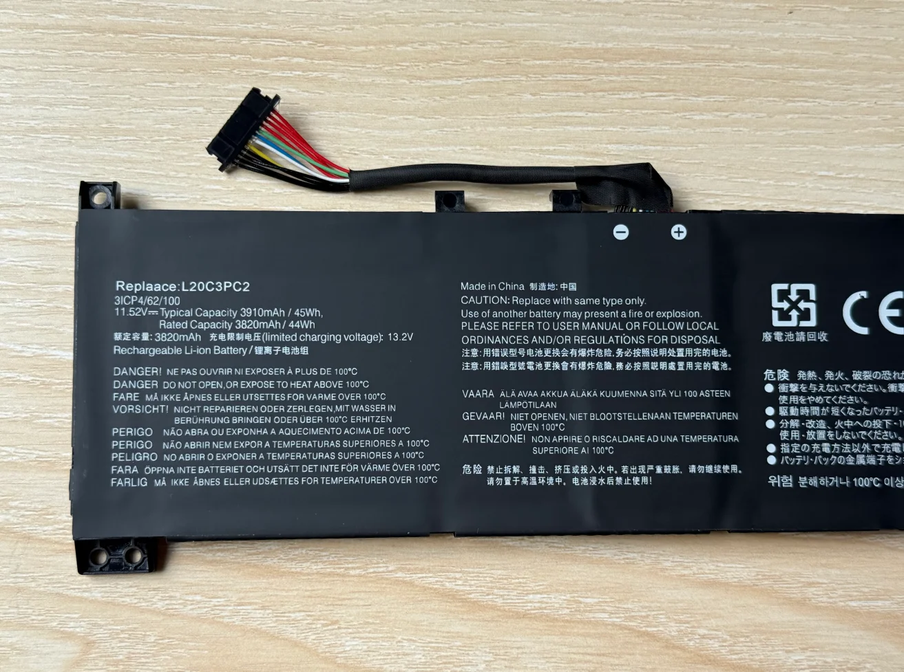 L20M3PC2 L20C3PC2 batería del ordenador portátil para Lenovo ideapad Gaming 3 15ACH6 15IHU6 82K1 82K2 L20L3PC2 L20D3PC2 11,52 V 45WH - imagen 2