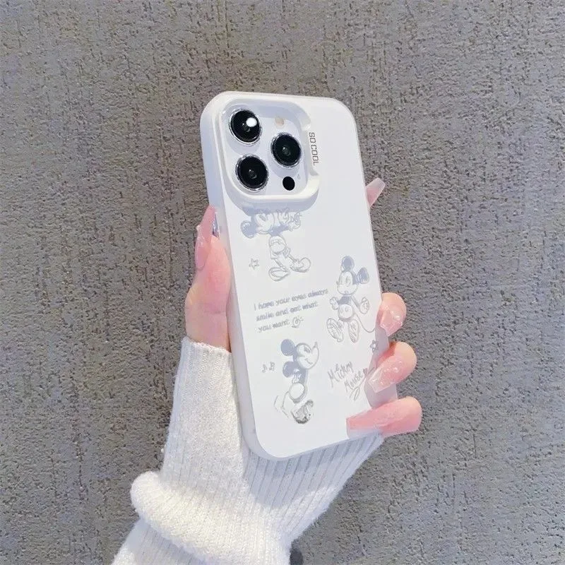 Funda bonita de Mickey Mouse de Disney para Samsung Galaxy S25 S24 S23 S22 S21 S20 Note20 Ultra Plus FE M31 4G 5G, funda trasera a prueba de golpes - imagen 5
