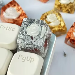 Teclas de Resina Camelia para Teclado Mecánico Retroiluminado