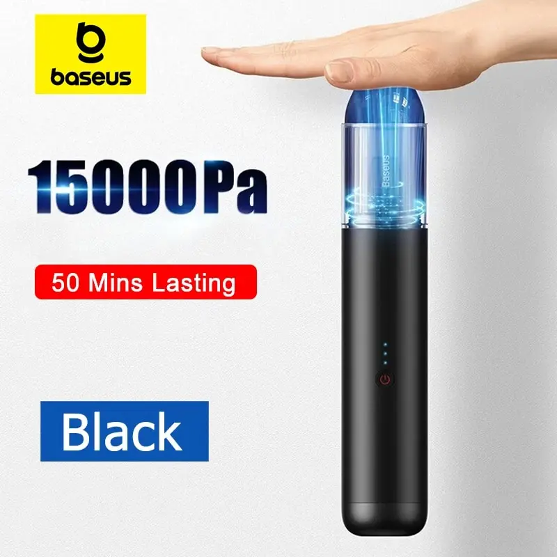 Baseus A3 15000Pa aspiradora de coche aspiradora inalámbrica Mini portátil potente aspiradora automática soplador de aire con LED para el hogar y el coche - imagen 2