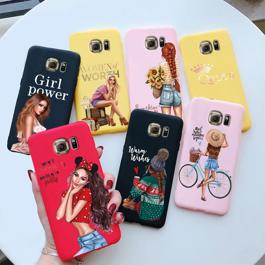 Para Samsung Galaxy S7 egde funda para Samsung Galaxy S6 edge funda para Samsung S7 S6 G920F SM-G925F funda bonita Fundas de silicona - imagen 2