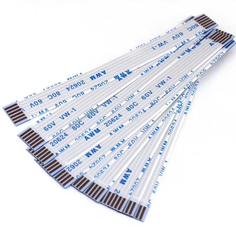 Cable plano Flexible piezas, conector FFC FPC AWM 20624, 80C, 60V, VW-1, 1,0 MM, 4P, 5, 6, 7, 8, 9, 10, 11, 12, 14, 16, 18, 20, 22, 24, 26, 28, 30, 32, 34, 36, 40 pines, 10 unidades - imagen 2