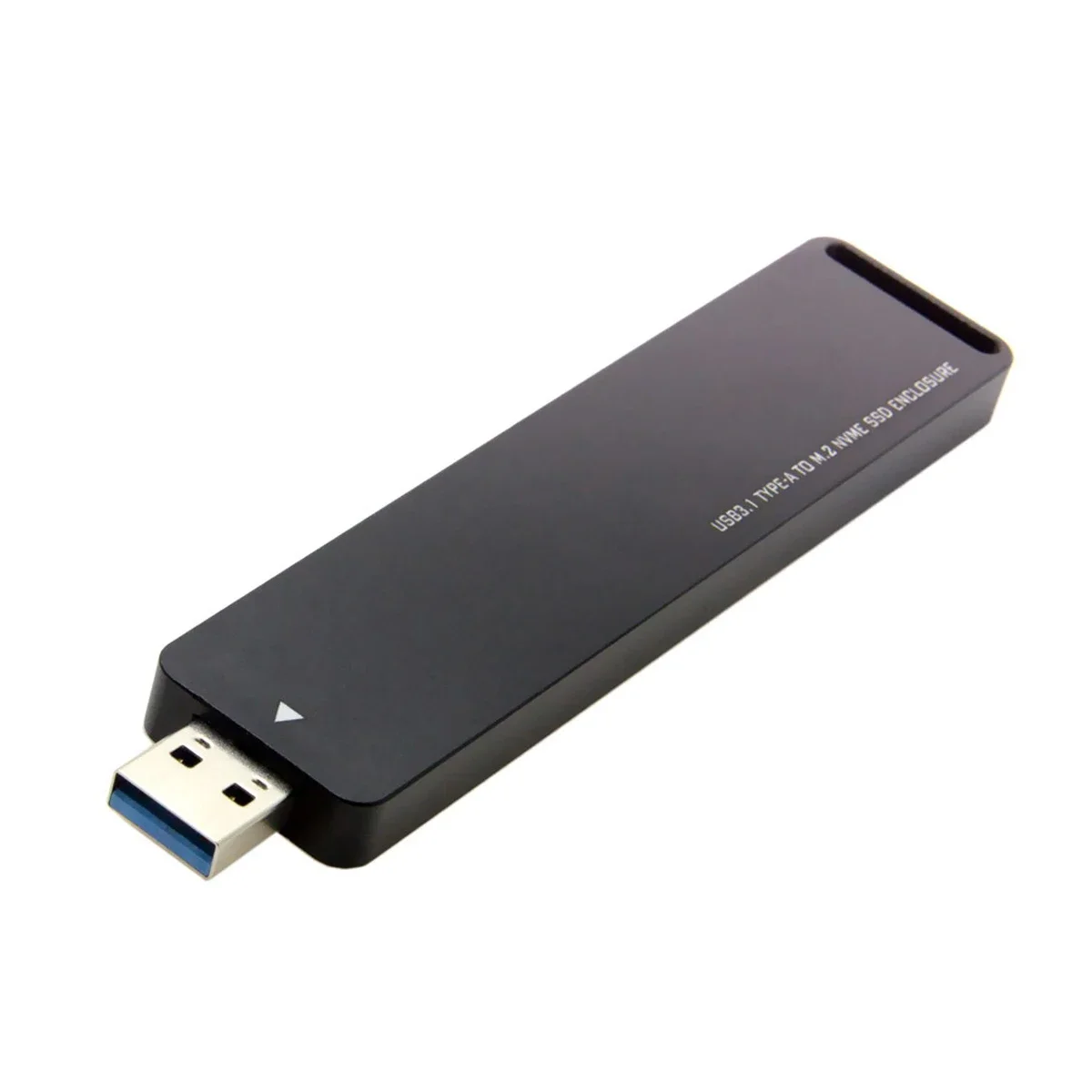 Adaptador Nvme a USB, 10 Gbps Usb3.1 Gen 2 M.2 Pcie Ssd a tarjeta tipo A (no necesita cable), unidad de estado sólido USB a M2 (llave M)