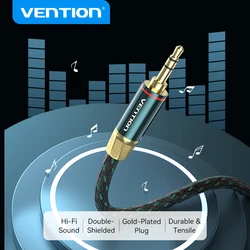 Vention Cable Auxiliar Jack 3,5 mm Doble Macho Estéreo Hi-Fi