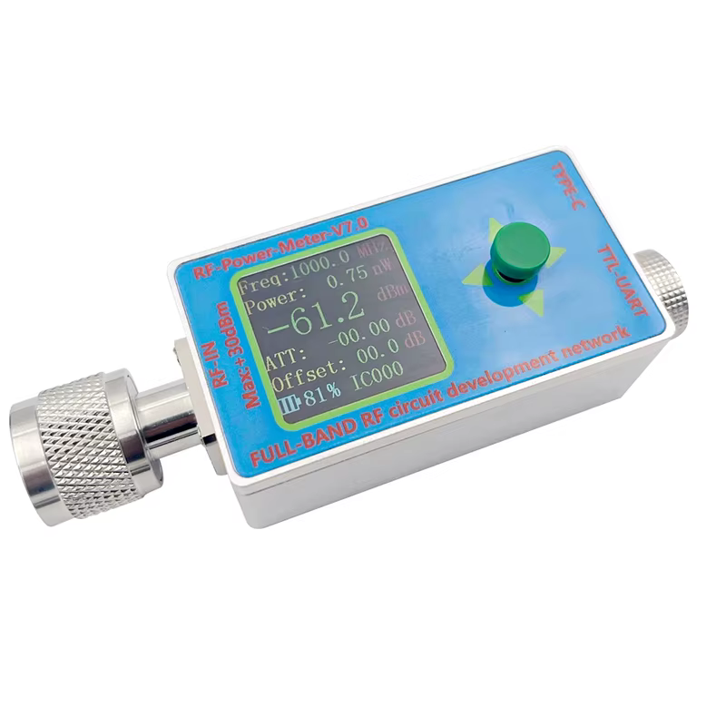 Medidor Potencia RF Tipo N 10GHz V7.0 – Pantalla TFT 1.3 USB-C - imagen 3