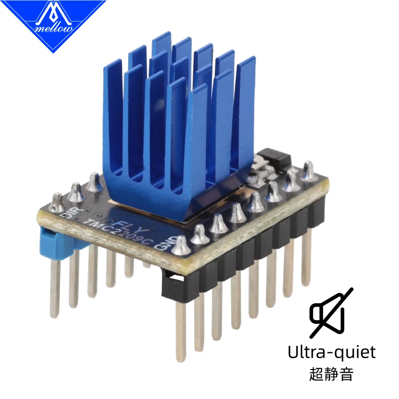 Mellow Fly TMC2209 controlador de Motor silencioso paso a paso 256 subdivisión StepStick UART 2.8A para Fly-C8 D5 placa Voron piezas de impresora 3D - imagen 3
