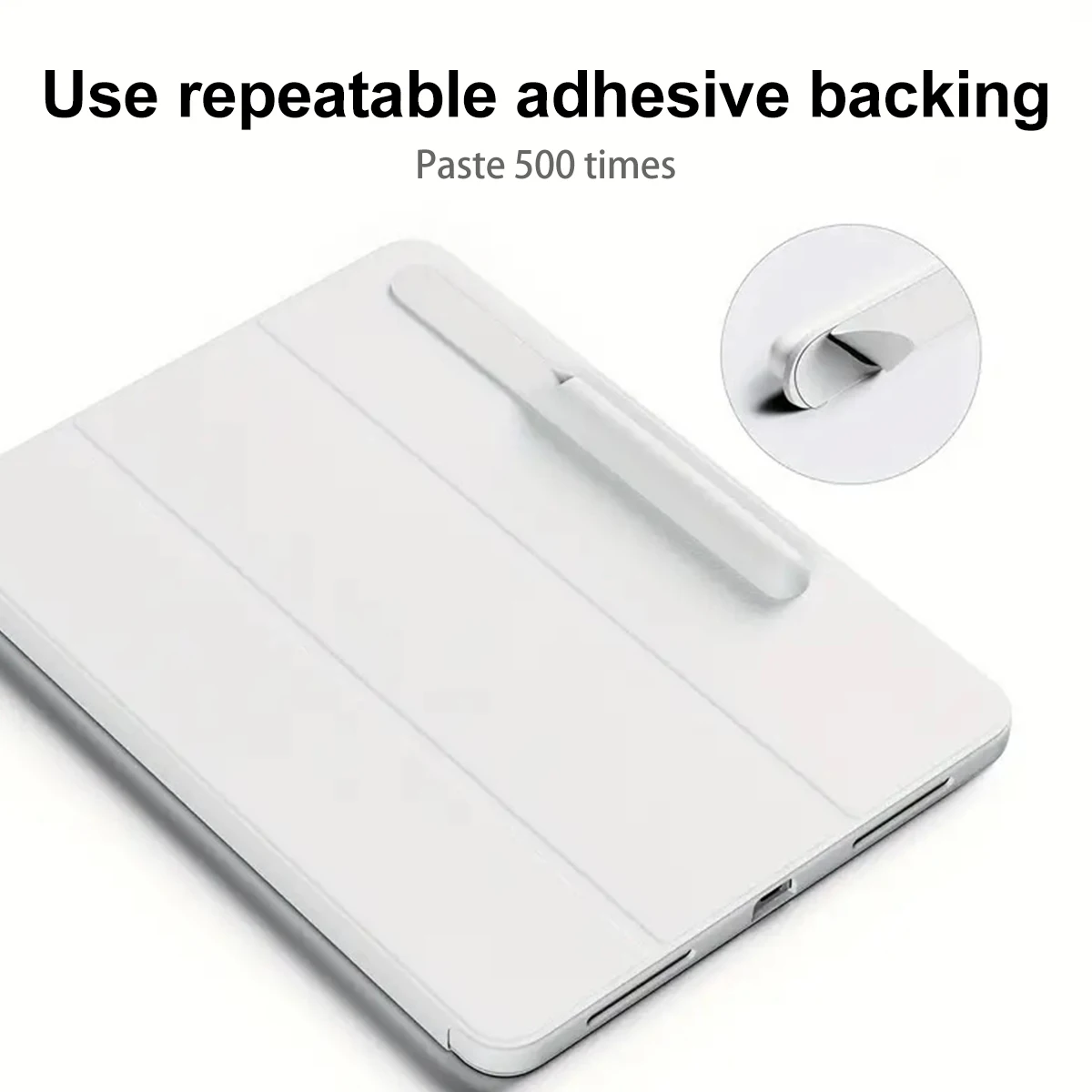 Portalápices de silicona para tableta, ranura para lápiz óptico para Apple Pencil 2 Gen, soporte con ranura para lápiz de succión suave, estuche para bolígrafo Compatible con condensador - imagen 3