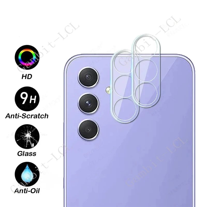Lente de cámara integral 3D para Samsung Galaxy S24 FE vidrio templado en SamsungGalaxyS24FE S24FE película protectora de pantalla trasera - imagen 3