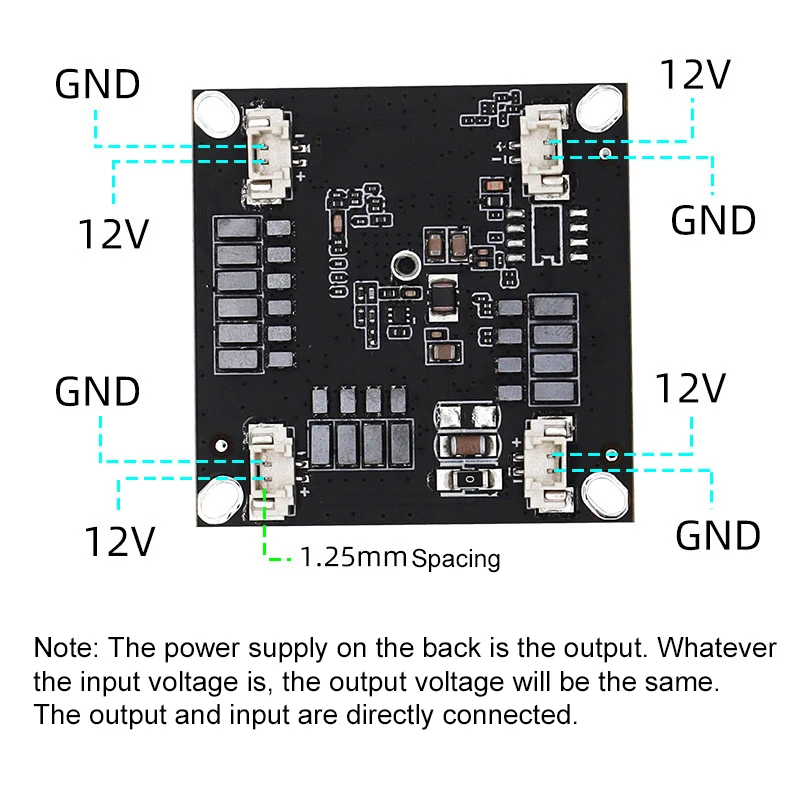 HICOMDATA Mini Switch Módulo PCBA Plug-and-Play Conmutador Gigabit de 4 puertos Placa base Fuente de alimentación de 5-15 V - imagen 2