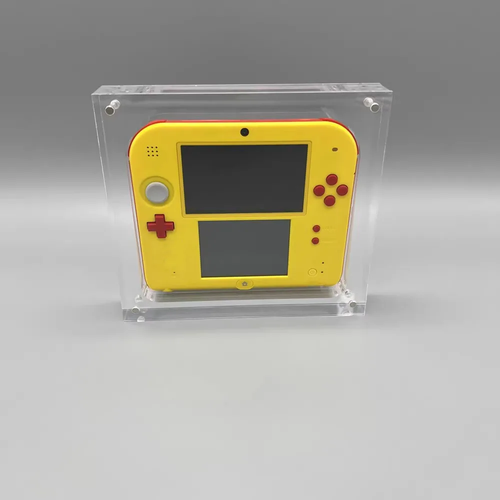 Caja de almacenamiento de caja de exhibición de consola de cubierta magnética acrílica transparente para Nintendo old 2DS caja de carcasa de cubierta de consola de juegos - imagen 5