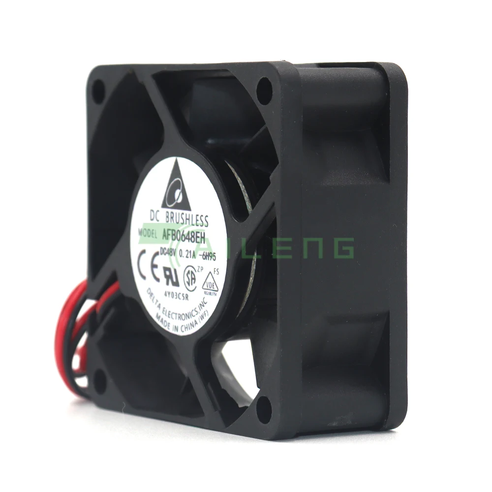 Ventilador de refrigeración para Delta, caja de alimentación de 2 cables, 60x60x25MM, 6025, 60MM, 6CM, AFB0648EH, 48V, 0.21A - imagen 3