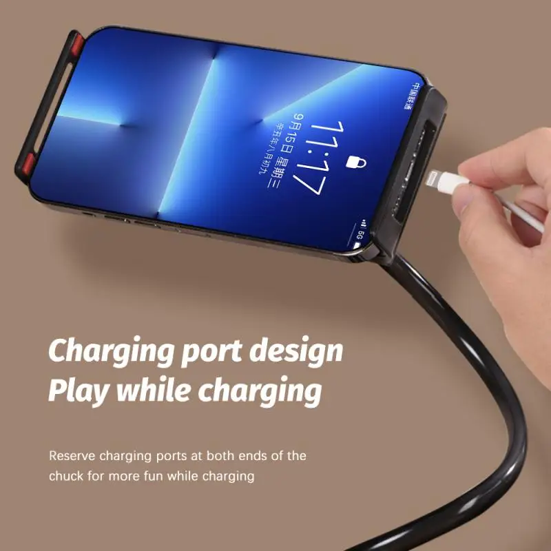 Soporte Universal para teléfono, soporte para tableta, soporte Flexible para montaje en cama de escritorio, soporte de 70/100cm para teléfono móvil - imagen 3