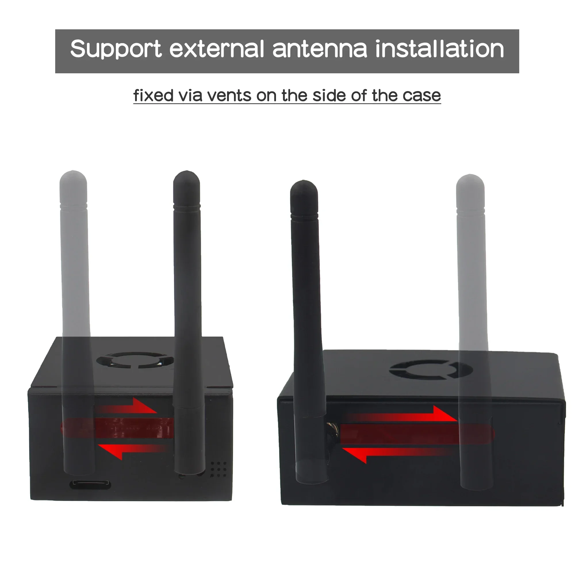 Caja Ultra Metálica Naranja Pi 5 Pro / 5 Max / 5 N515 - imagen 3