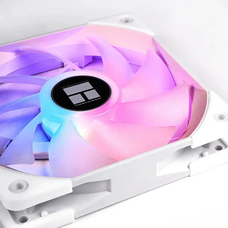 Ventilador de refrigeración de caja de PC Thermalright 120mm PWM para P 5V3PIN/12V4PIN RGB TL-C12W-S 3 en 1 - imagen 3