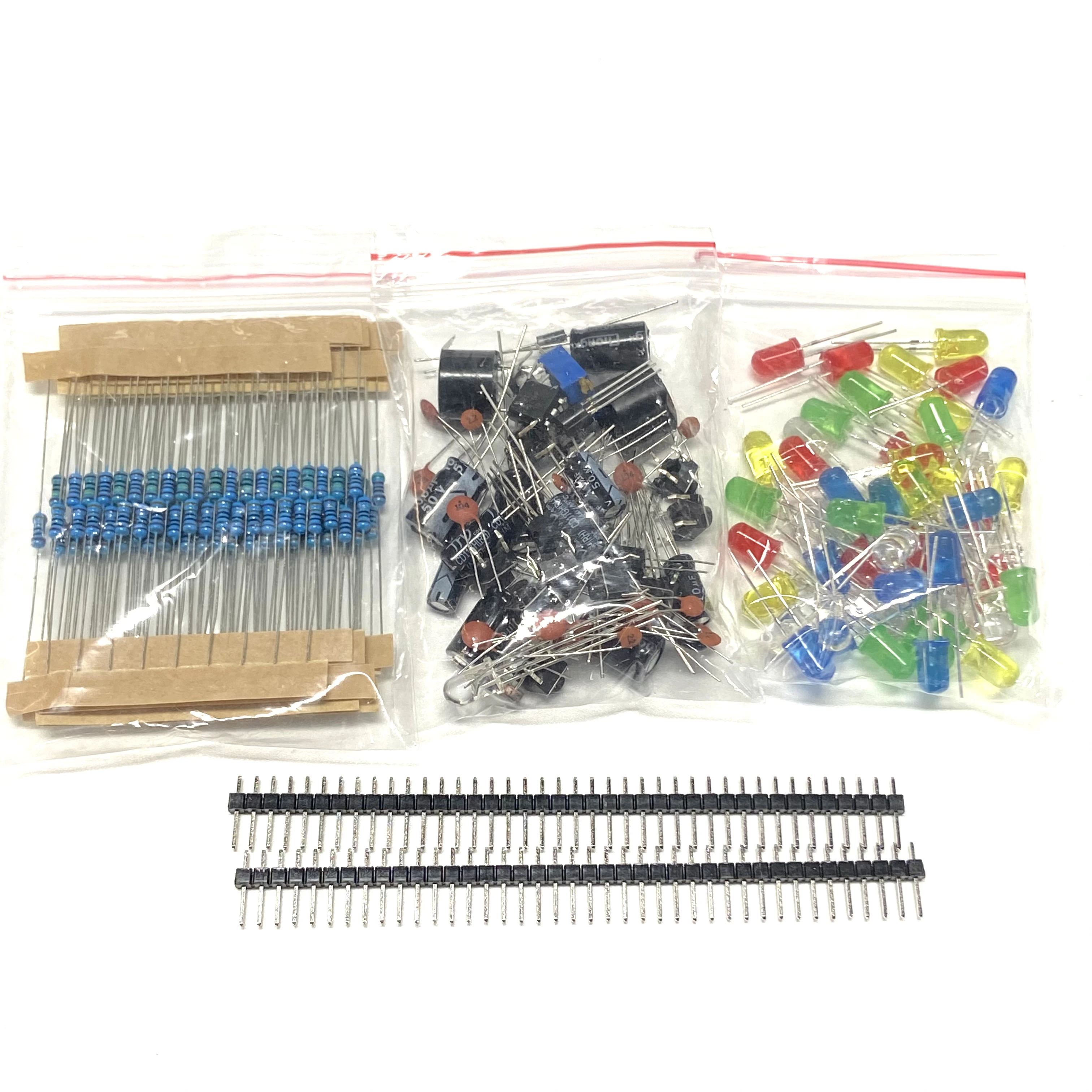 Kit de iniciación para R3 MEGA2560, componentes electrónicos LED básicos con zumbador, condensador de diodo, interruptor de resistencia - imagen 3