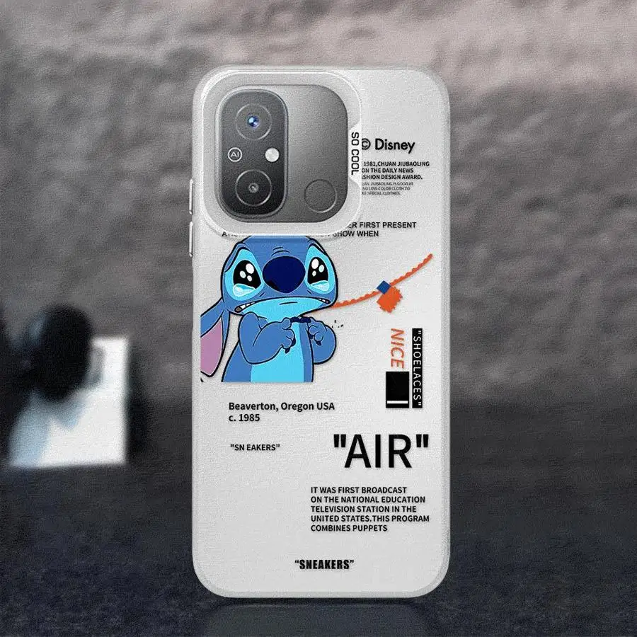 Funda de teléfono Disney Cute Stitch para Redmi 12 4G 12C 13C 4G 5G 13 4G Poco X3 NFC X3 Pro C50 C51 C61 Redmi A1 A2 Plus A3x - imagen 4