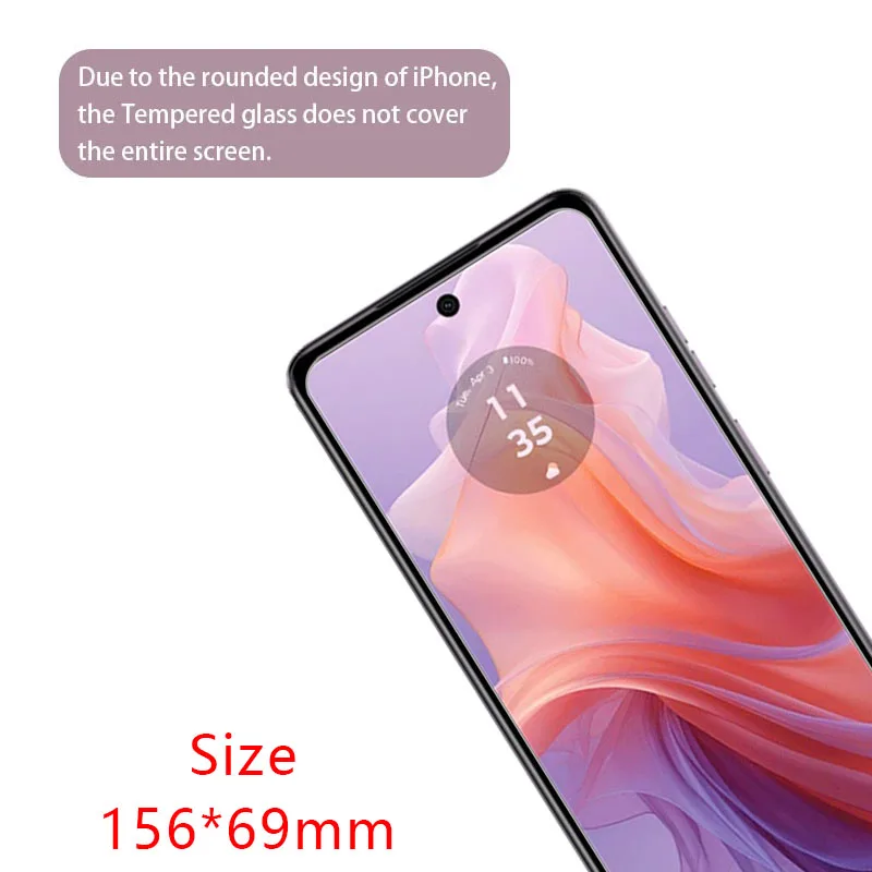 Protector de pantalla de vidrio templado para motorola moto e14, película para motoe14 motoe e 14 14e 5g, motorolae14 motorol mot mto - imagen 3