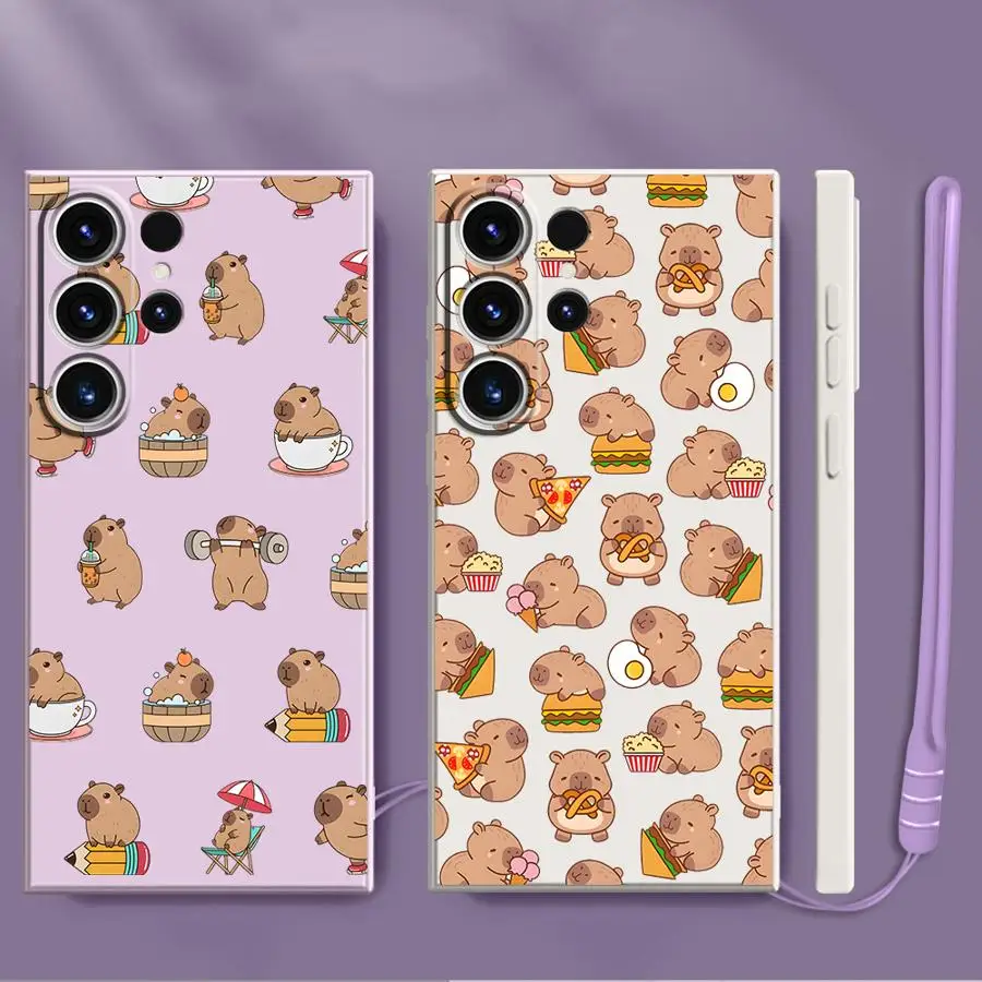 Funda de teléfono de pez globo de dibujos animados para Samsung Galaxy S23 S22 Ultra S21 Plus S25 Edge S24 FE Note 20 10 Ultra S20 funda suave