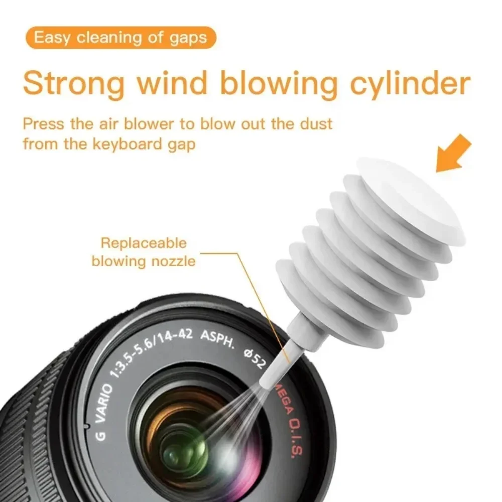 Auriculares para cámara Digital 20 en 1, juego de herramientas de limpieza para teclado de teléfono móvil y portátil, cepillo de limpieza portátil, bolígrafo limpio para Airpods Pro - imagen 5