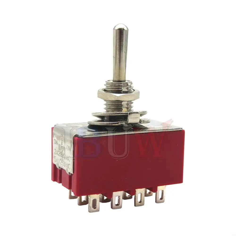 Interruptor de palanca en miniatura de 9/12 Pines, MTS-302/303/402/403, ON-OFF-ON, alta calidad - imagen 3