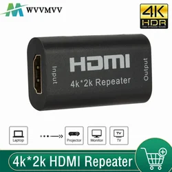 Repetidor HDMI 4K para amplificar la señal de vídeo