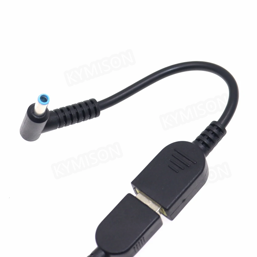DC Square Plug Female To 4.5x3.0mm 4.5mm*0.6mm Male Power Adapter Converter Connector Cable Cord for HP Laptop Charger Adapter - imagen 2