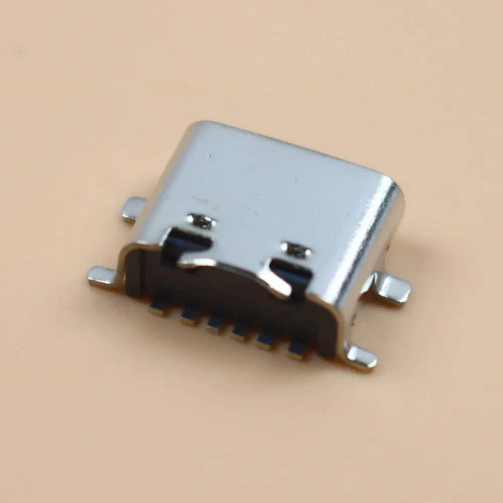 10-50 Uds USB 3,1 tipo C conector hembra 6Pin montaje completo 6P 5V 5A conector USB de toma de carga rápida de alta corriente Simple - imagen 5