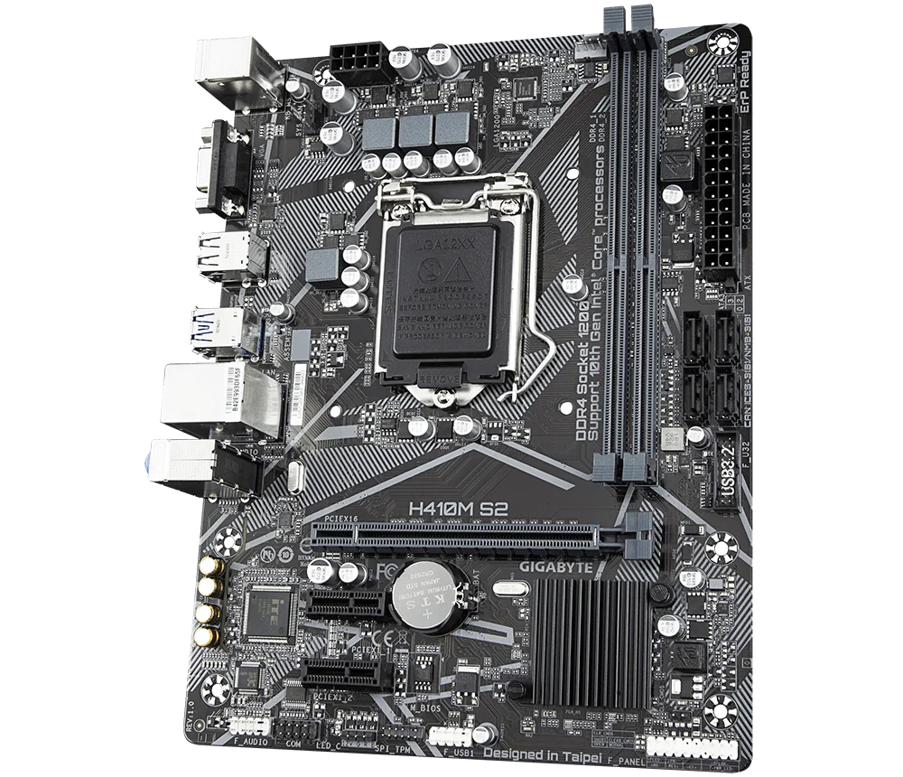 Placa base GIGABYTE H410M S2 Intel H410 Socket 1200 DDR4 mATX VGA Core USB 3,2 - imagen 3