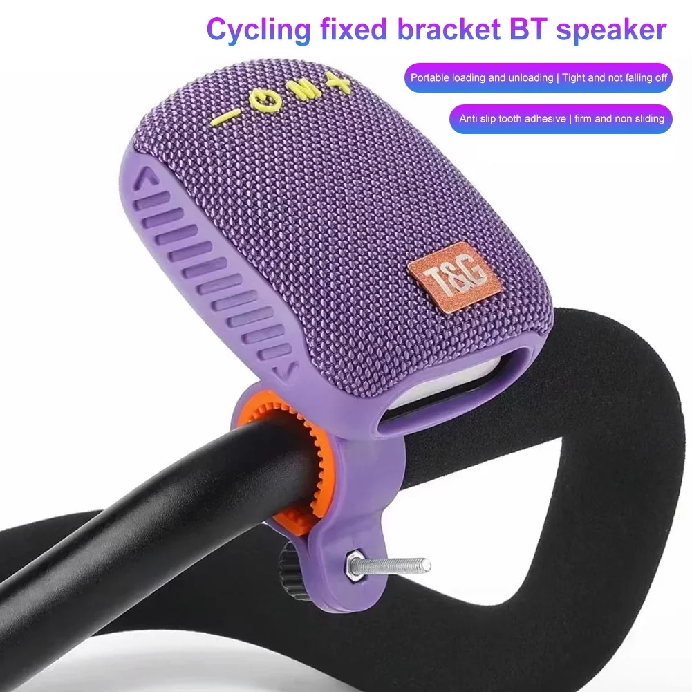 Altavoz Bluetooth para bicicleta al aire libre, sonido inalámbrico portátil, altavoz para manillar recargable por USB, Subwoofer impermeable para Scooter - imagen 2