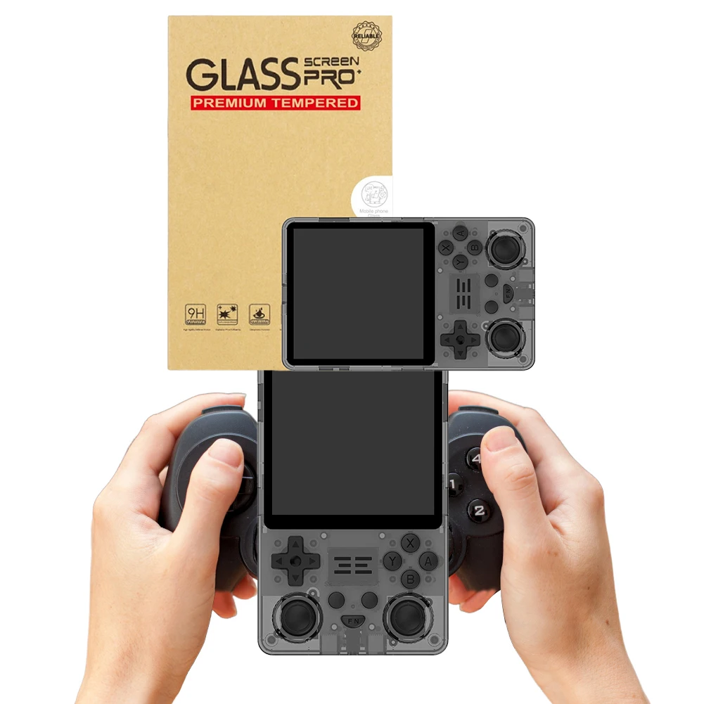 Películas protectoras de pantalla de vidrio templado, película protectora Retro para pantalla de consola Powkiddy RGB20SX, película protectora antiarañazos - imagen 4