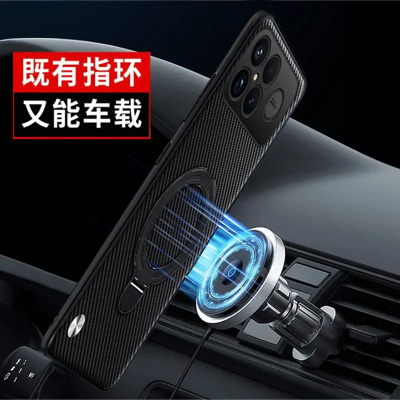 Para POCO F8 Ultra redmi k90 Pro max funda estilo empresarial soporte magnético funda antideslizante de cuero para POCO F8 Ultra a prueba de golpes - imagen 3